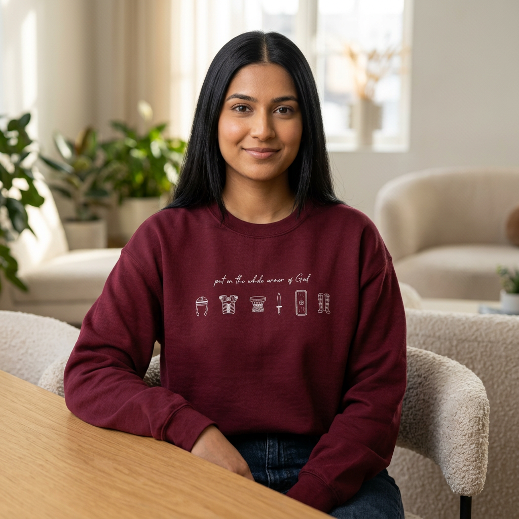 20260806001230-1f1912b8-3b0b-67e6-b0ce-ae4ce86b02c9.png Thrive | Armor of God Top - Sweatshirt - Image 1